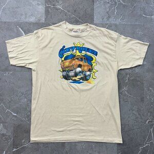 Vintage Chevrolet Graphic Tee Mens XL Short Sleeve Crewneck Caricature